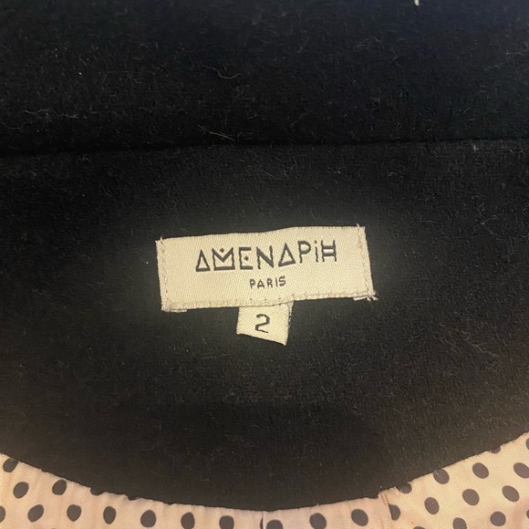 Black Coat with Gold Accents from Paris! - Picture 3 of 5